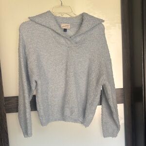 Universal Thread Light Blue Knit Collared Sweater Small
